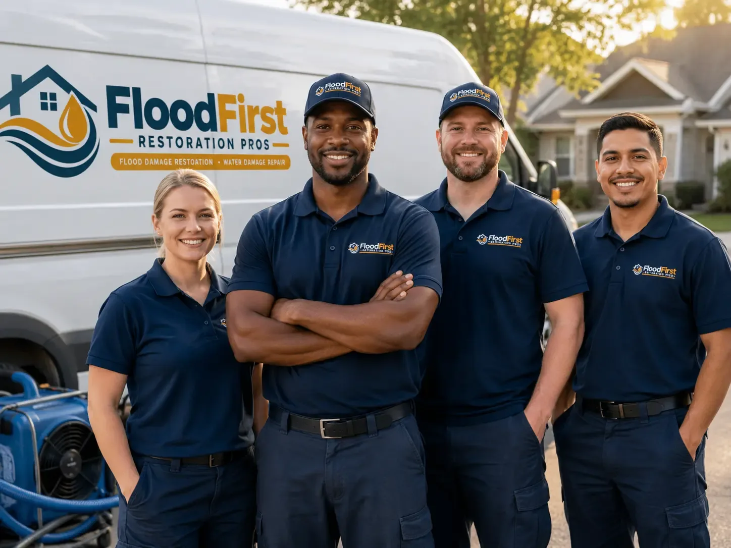 Flood Damage Restoration company in Palms, MI