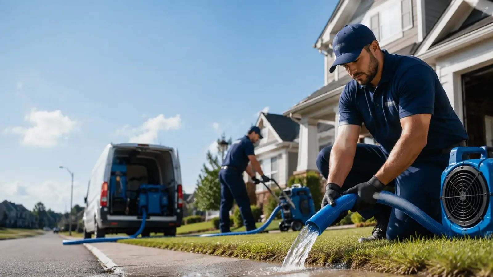 Flood Damage Restoration in Palms, MI